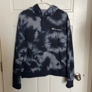 Tie dye Champion hoodie